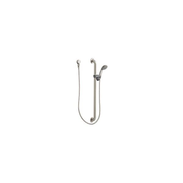 Moen Classic Brushed Nickel Slide Bar/Grab Bar Shower 52236GBM25CBN - main